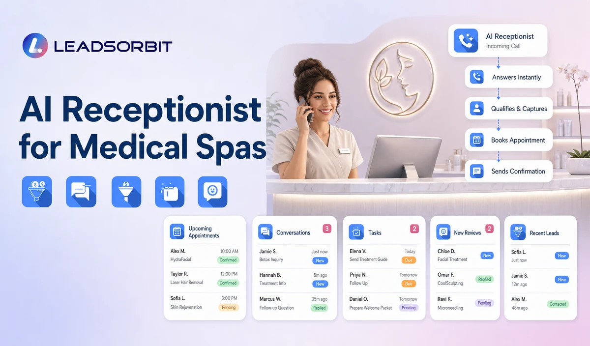 AI Receptionist for Medical Spas