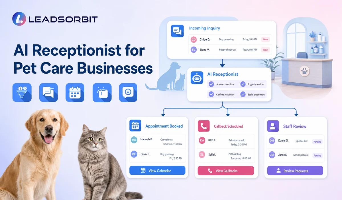 AI Receptionist for Pet Care Businesses