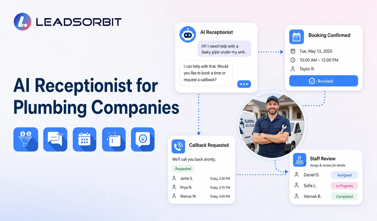 AI Receptionist for Plumbing Companies