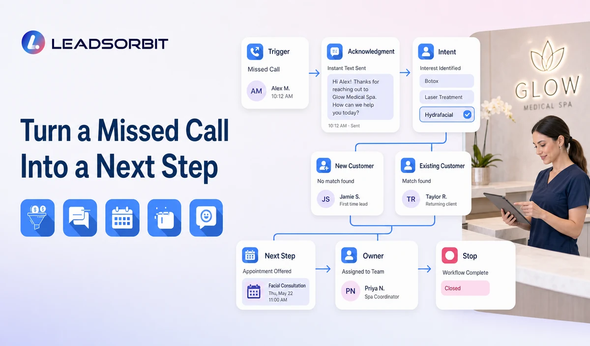 Medical Spa Missed-Call Recovery Flow