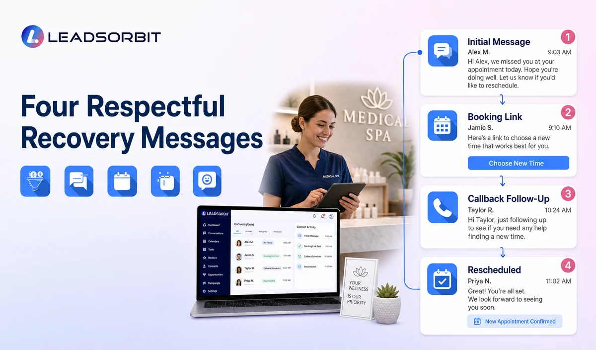 Medical Spa No-Show Messages