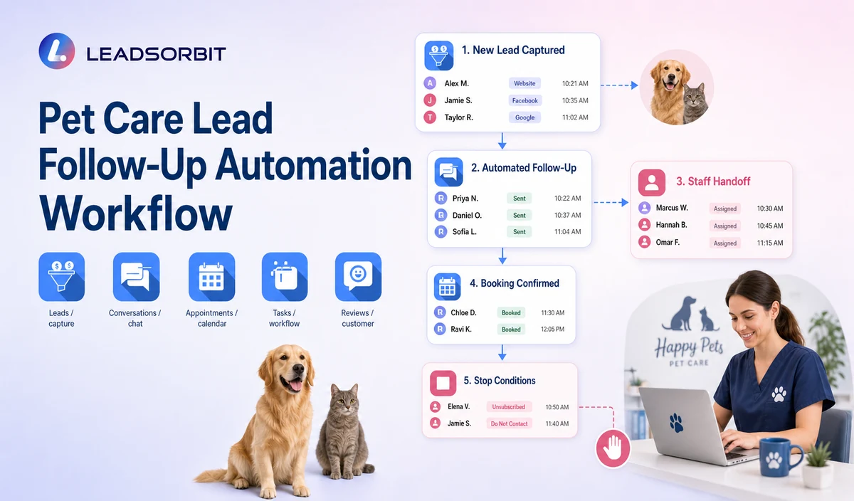 Pet Care Lead Follow-Up Automation Workflow