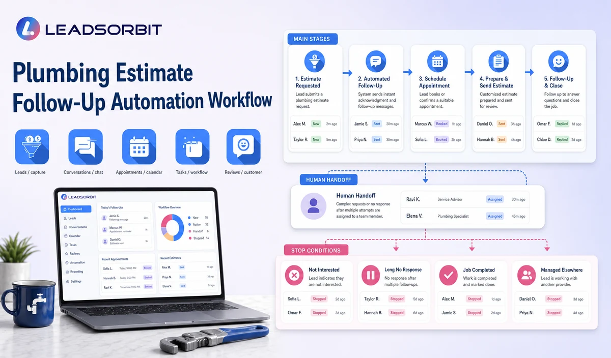 Plumbing Estimate Follow-Up Automation Workflow
