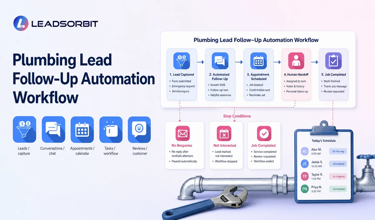 Plumbing Lead Follow-Up Automation Workflow