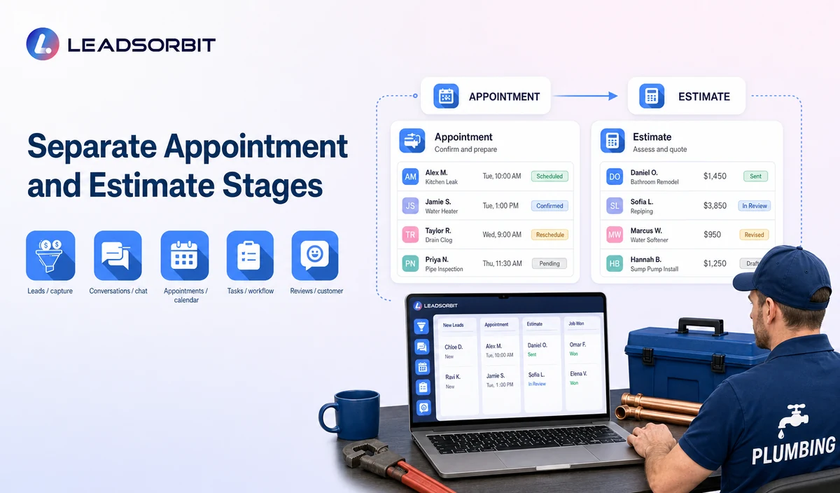 Separate Appointment and Estimate Stages