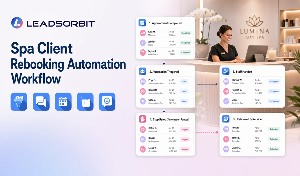 Spa Client Rebooking Automation Workflow