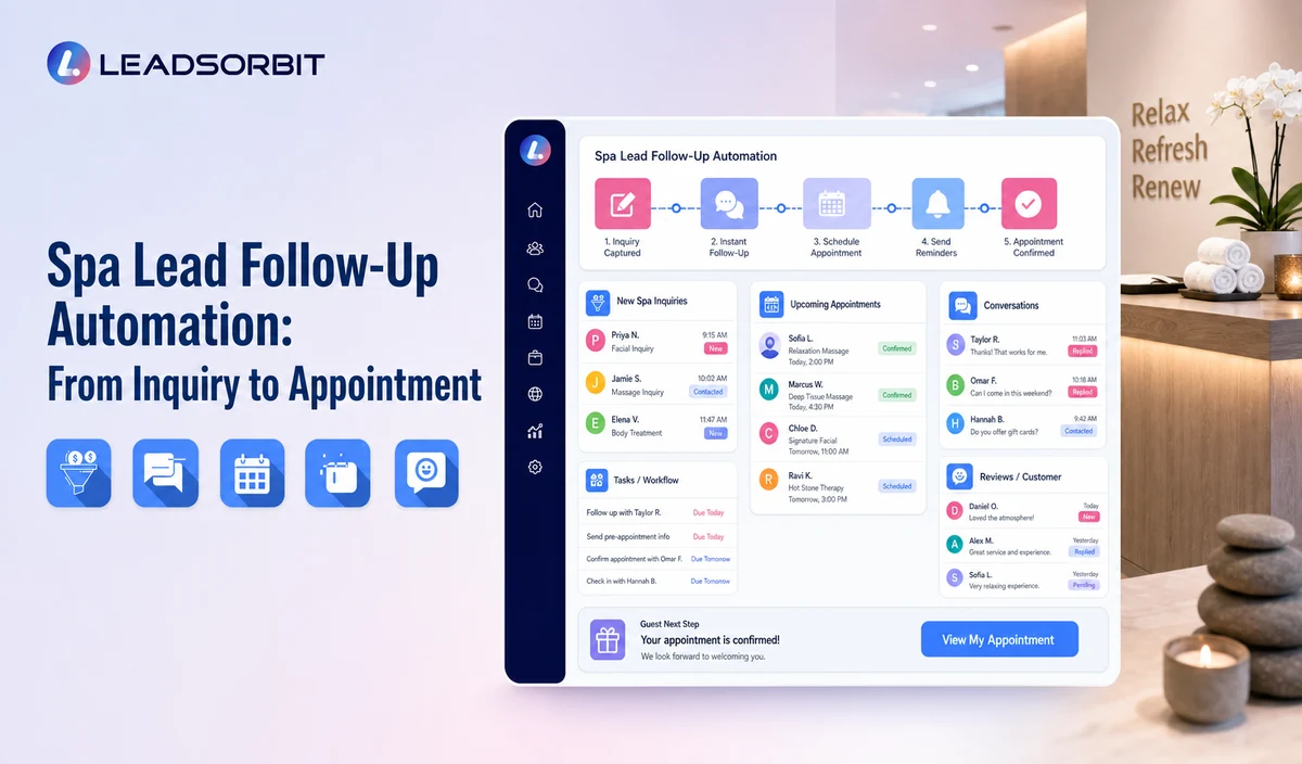 Spa Lead Follow-Up Automation: From Inquiry to Appointment
