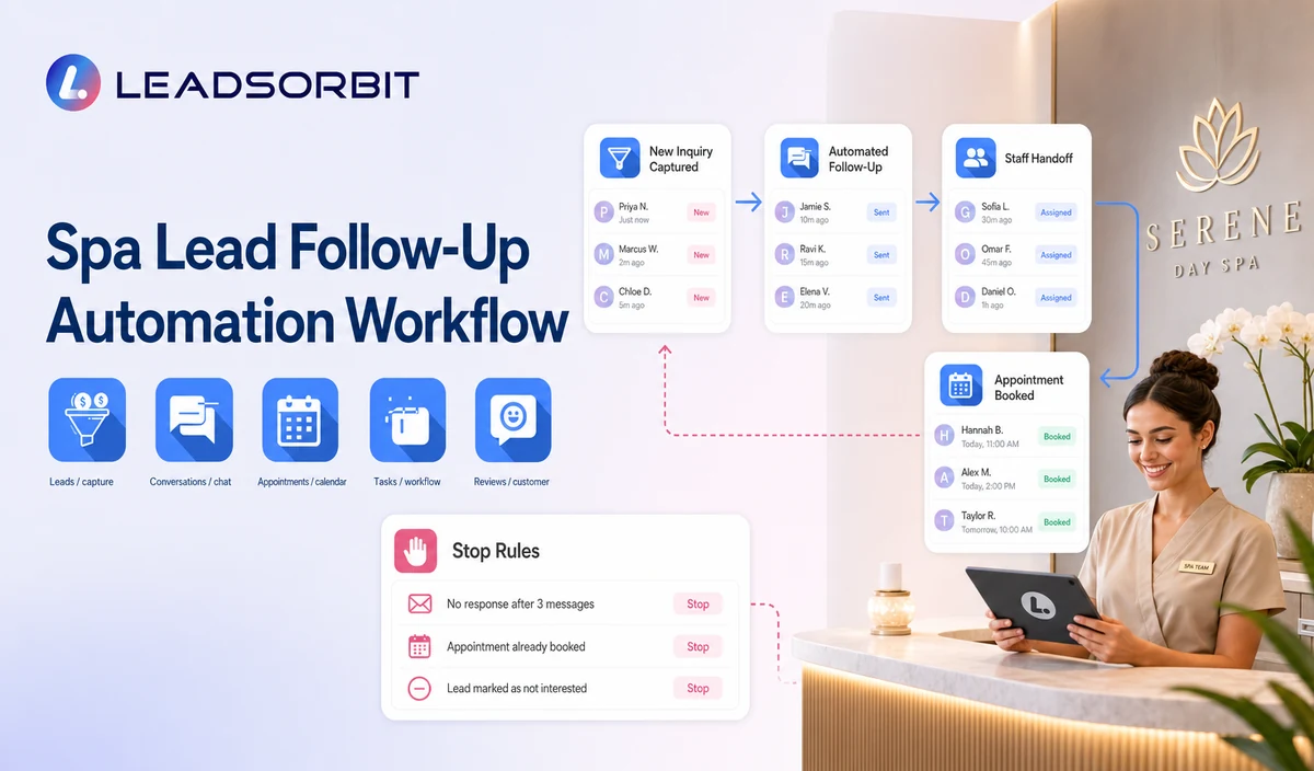 Spa Lead Follow-Up Automation Workflow