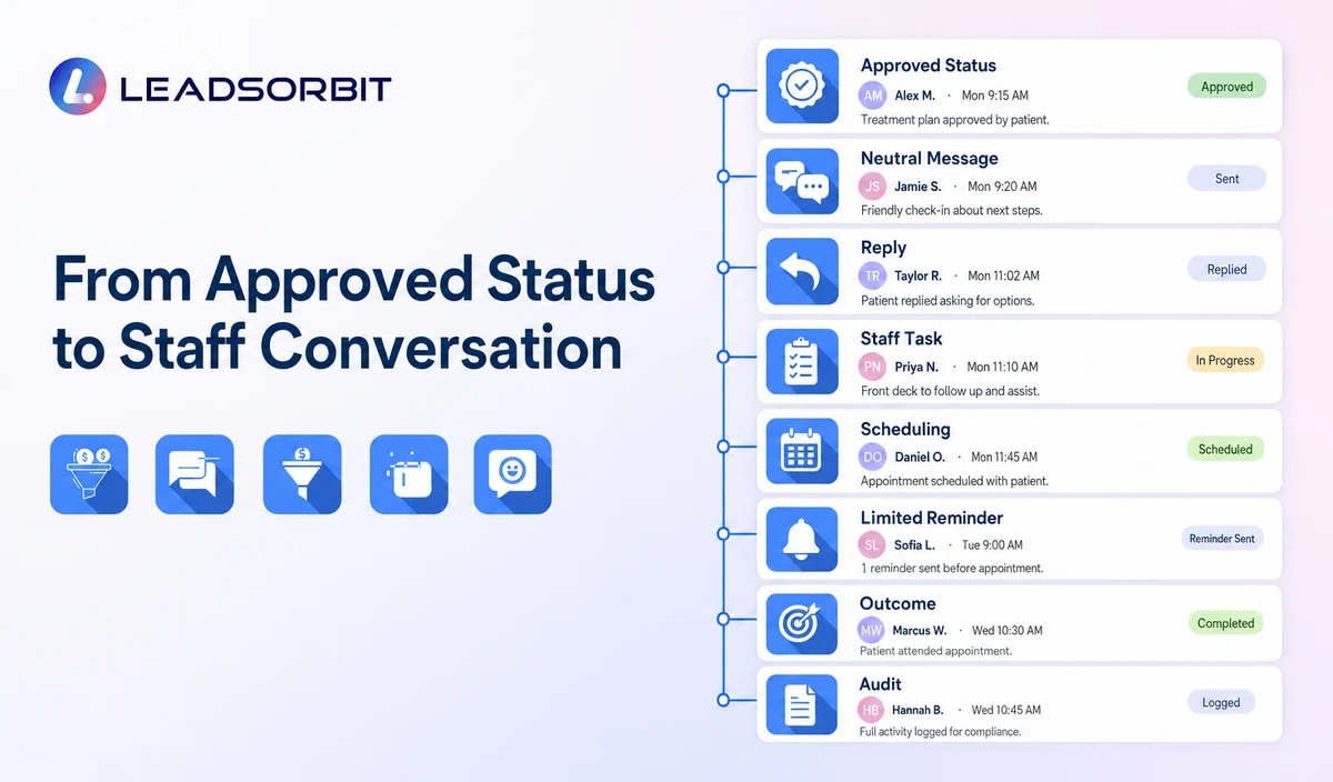 Staff-Led Treatment Follow-Up Workflow
